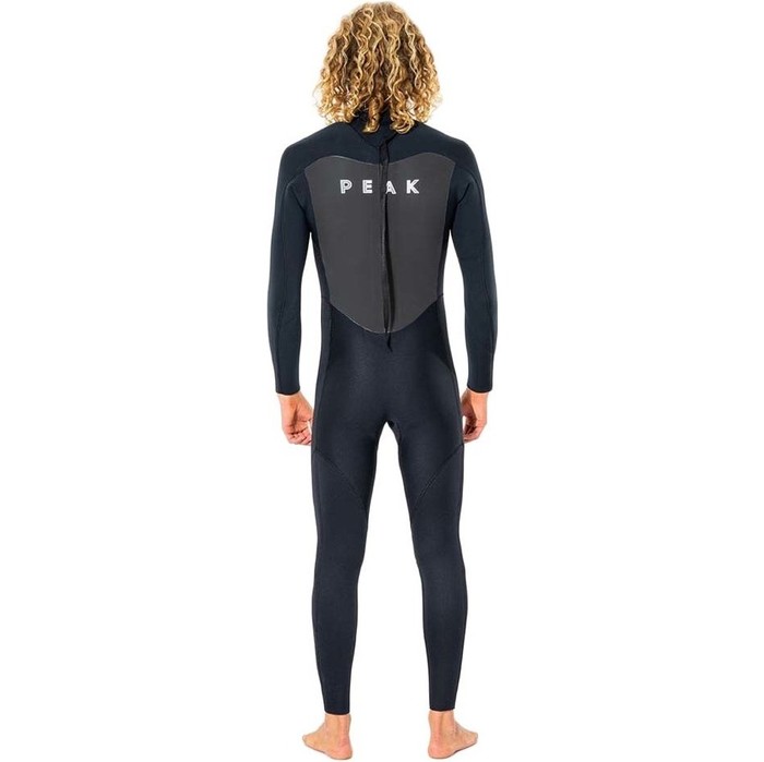 2023 Peak Mens Energy 4/3mm GBS Back Zip Wetsuit P3741M - Black